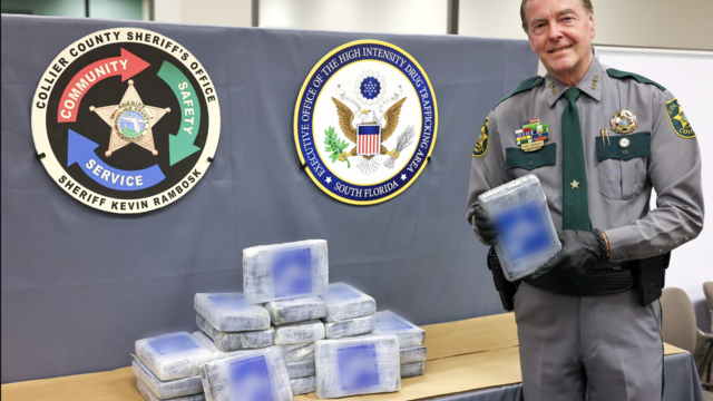 Collier County Sheriff's Office announce cocaine find 