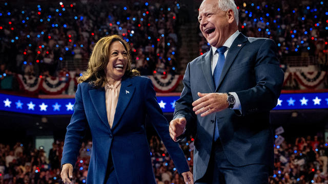 Kamala Harris And Running Mate Tim Walz Make First Appearance Together In Philadelphia 