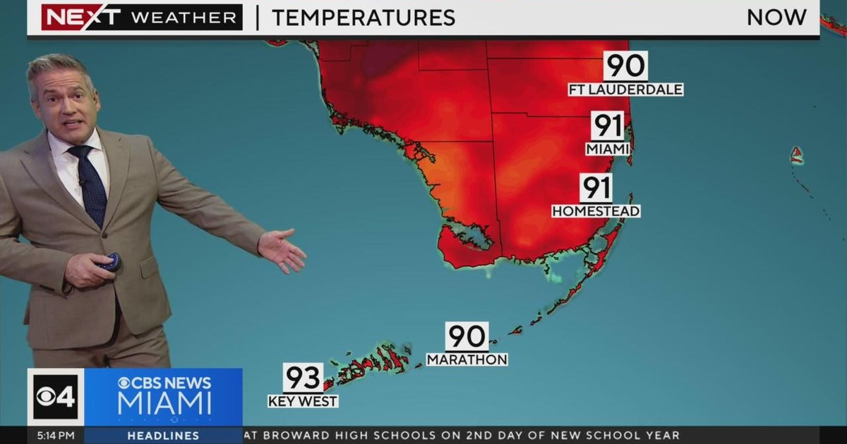 South Florida weather for Tuesday 8/13/24 5PM - CBS Miami
