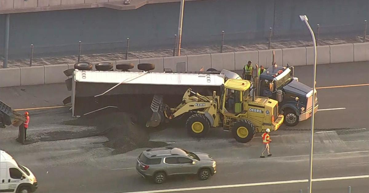 Heavy delays on Mario Cuomo Bridge after truck spills gravel on roadway