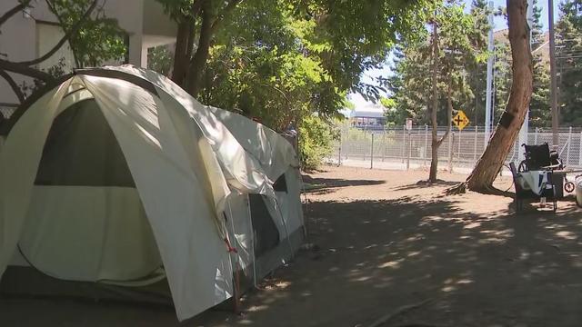 Redwood City homeless encampment 