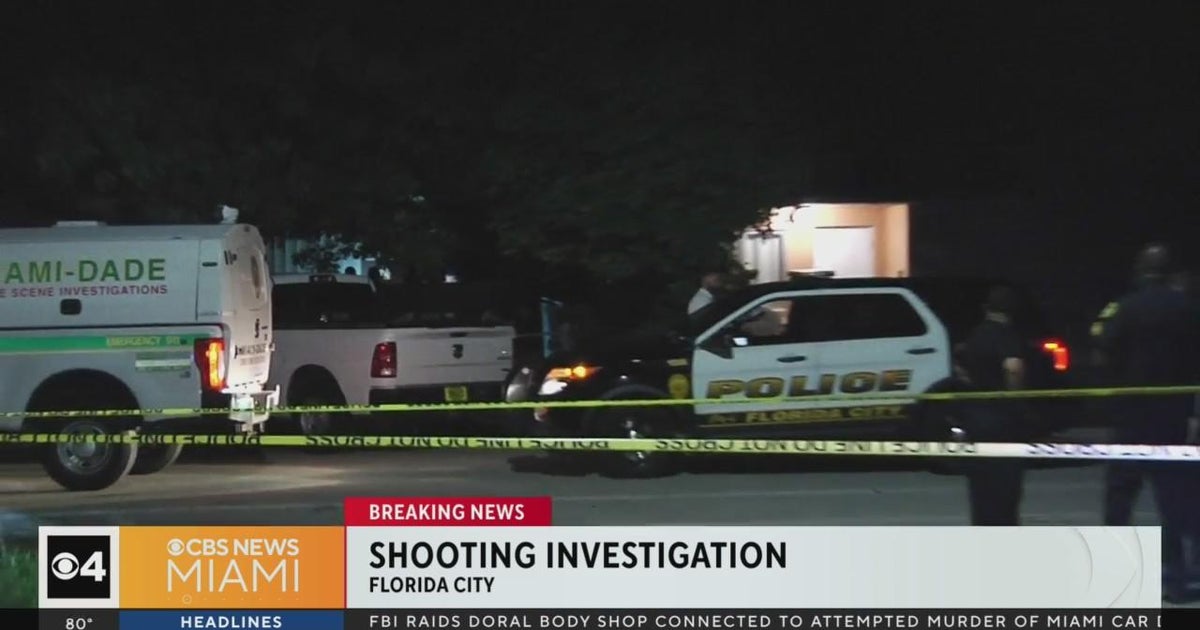 Florida City shooting prompts large police presence - CBS Miami