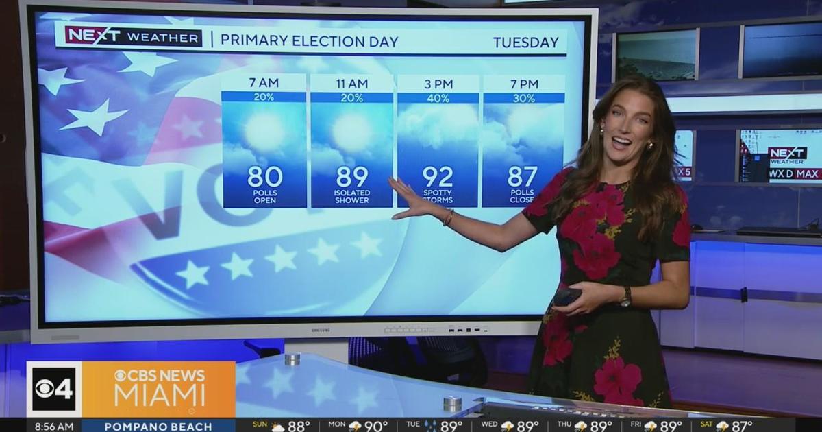 2024 Florida Primary weather forecast Facing South Florida CBS Miami