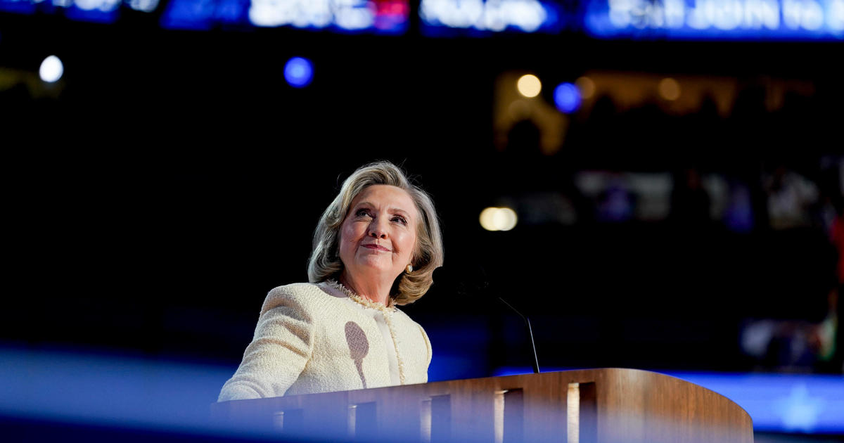 Hillary Clinton says "the future is here, it's in our grasp," in energetic DNC speech