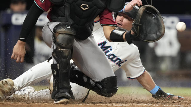 Diamondbacks Marlins Baseball 