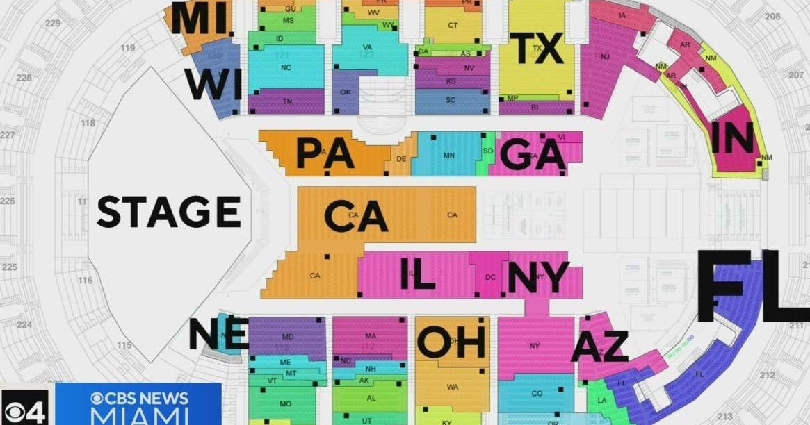 Where’s Florida at the DNC? Far from the stage, close to the bathrooms Where’s Florida at the DNC? Far from the stage, close to the bathrooms