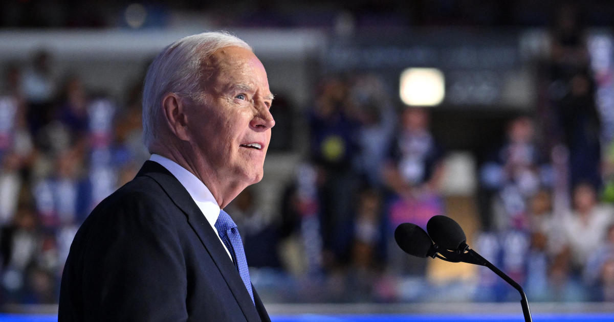 Biden says “I gave my best to you” and passes torch to Harris in DNC speech last night