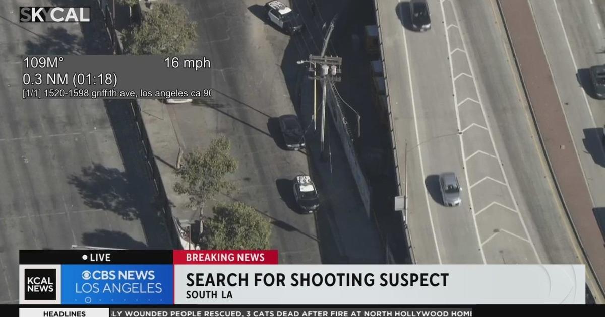 Police search for bicycle shooting suspect in South LA