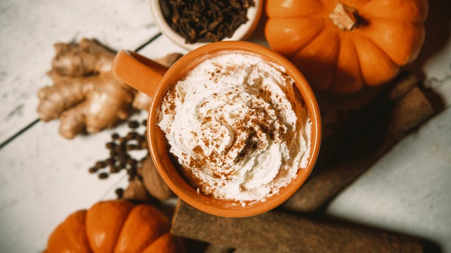 Pumpkin Spice Latte Ingredients