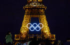 The Olympic Rings Displayed On The Eiffel Tower 