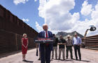 Former President Donald Trump visits border wall in Arizona 