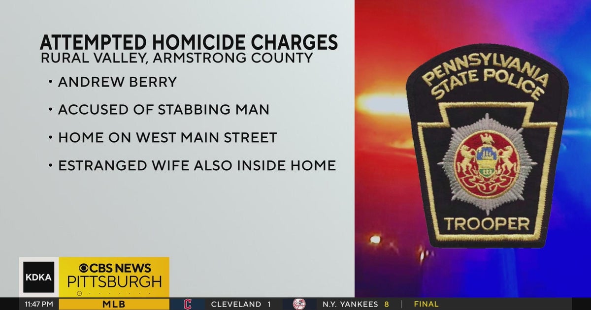 Man arrested on attempted homicide charges in Armstrong County - CBS ...