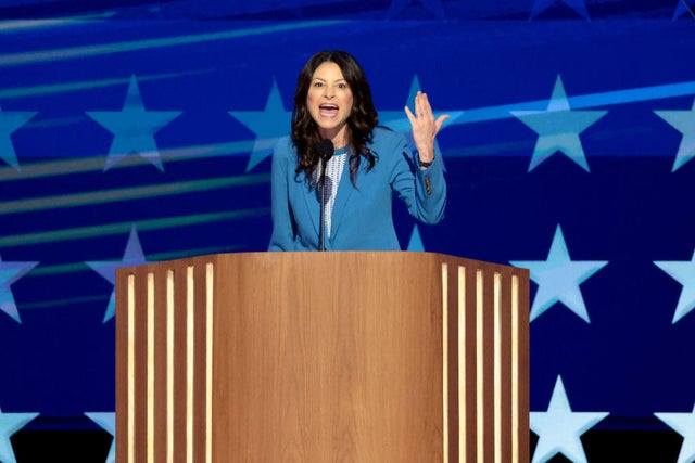Michigan Attorney General Dana Nessel speaks on the third day of the Democratic National Convention on Wednesday, Aug. 21, 2024, in Chicago.