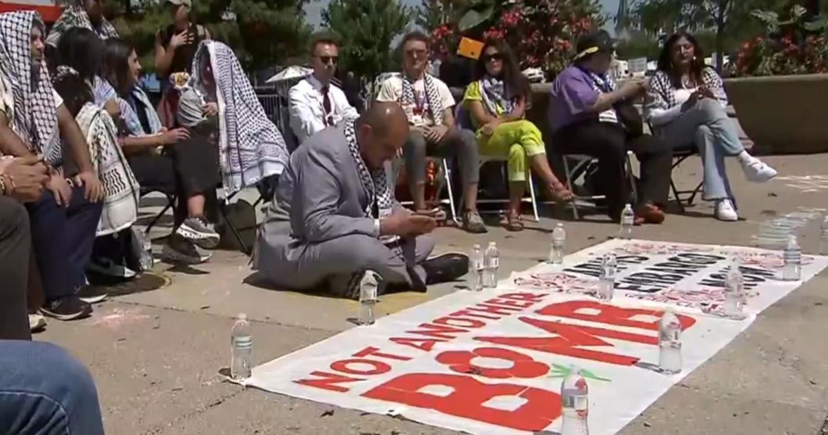 Sit-in at DNC over lack of Palestinian-American speakers