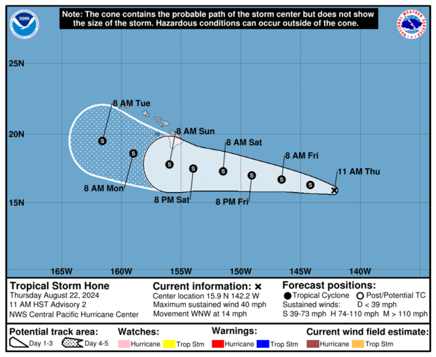 Tropical Storm Hone 