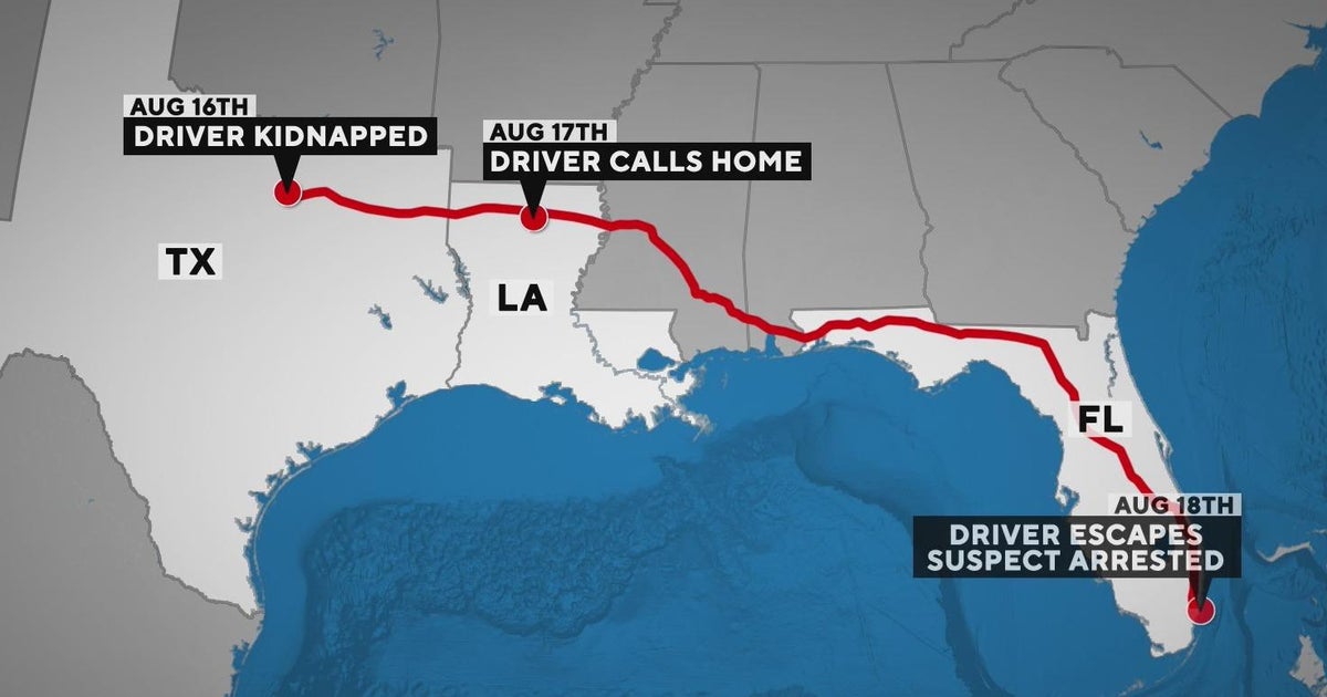 Lyft driver kidnapped at gunpoint CBS Texas