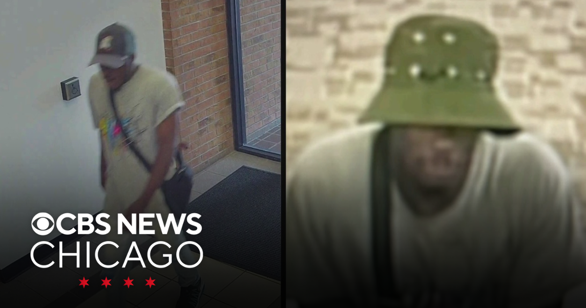 Man sought in 2 suburban bank robberies - CBS Chicago
