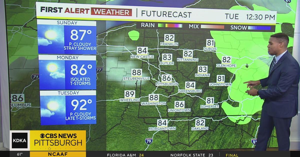 KDKA-TV Morning Forecast (8/25) - CBS Pittsburgh