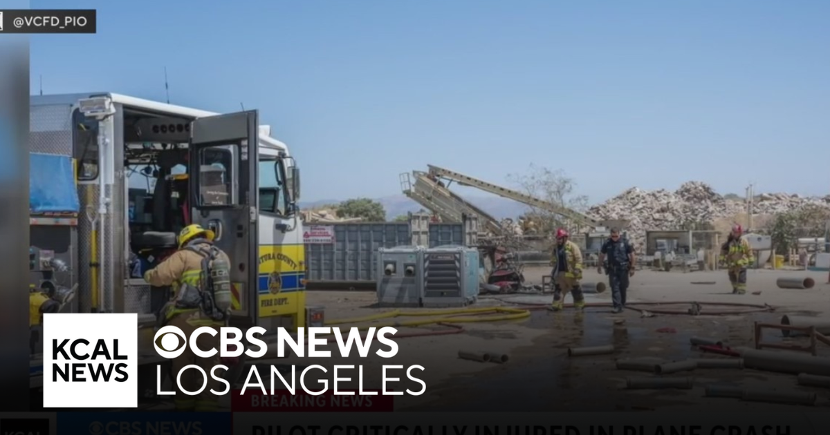 Pilot critically injured after fiery plane crash in Ventura County ...