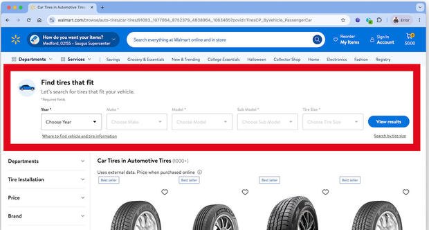 Shop Tire Deals at Walmart 