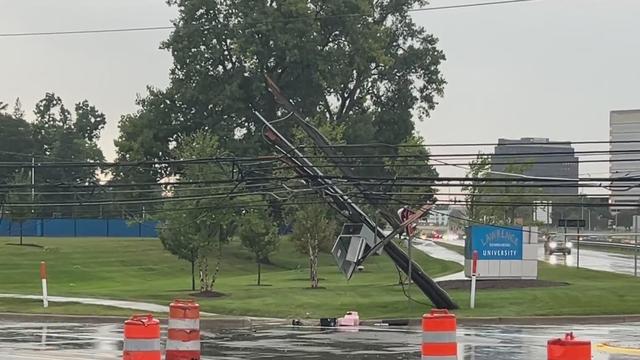 Severe weather leaves storm damage, power outages in Metro Detroit 