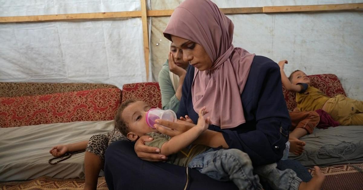 "Nothing is clean": Mother of young Gaza polio patient pleads for help