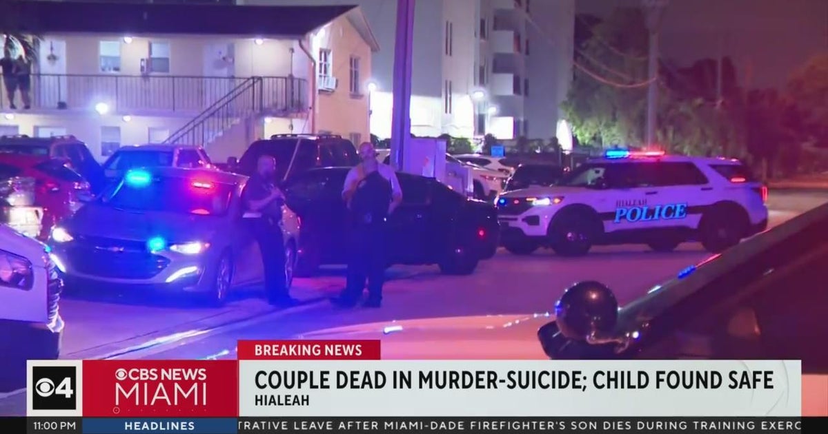 Couple dead in murder-suicide. child found safe - CBS Miami