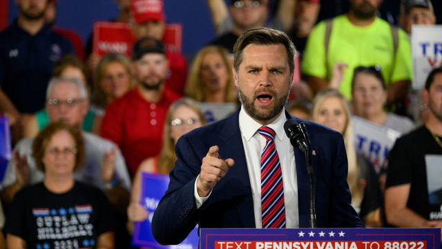 Republican Vice Presidential Nominee JD Vance Speaks In Erie, Pennsylvania 