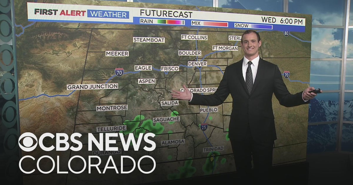 A touch cooler tomorrow, dry across Colorado - CBS Colorado