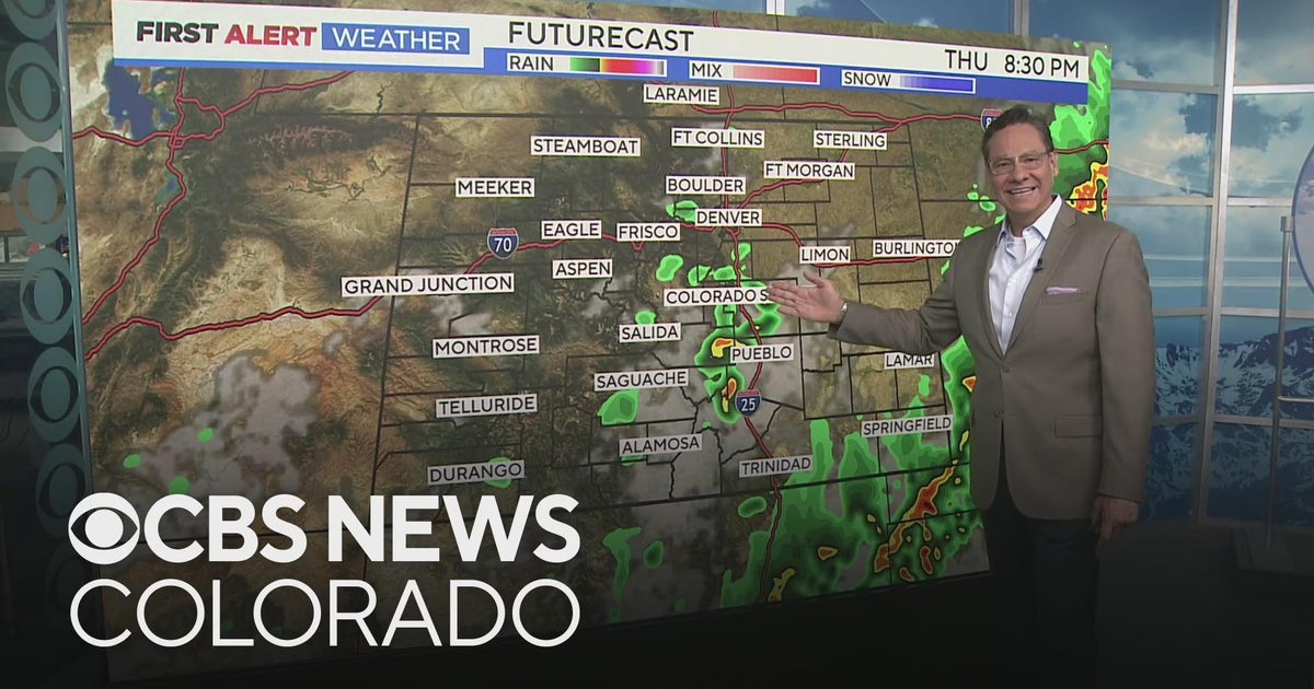 Cooler with small chance for late day storms - CBS Colorado
