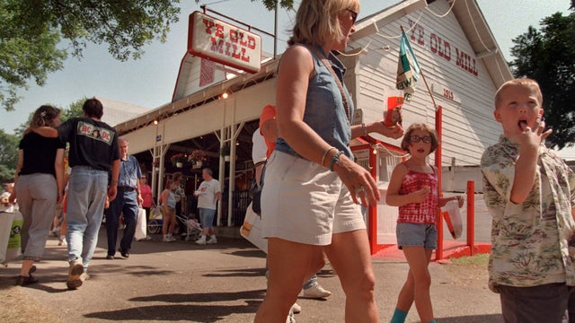 GENERAL INFORMATION: ABCís of the Fair Minnesota State Fair Ye Old Mill water ride%%IN THIS PHOTO: O is for Old Mill, built in 1913