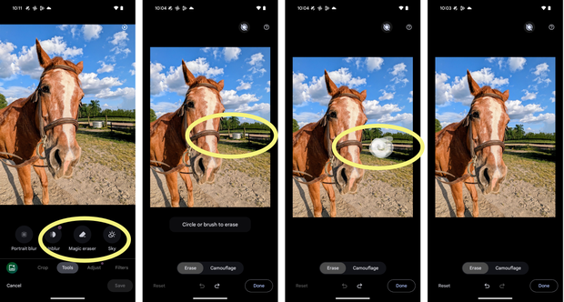 Google Pixel 9 Pro Magic Eraser