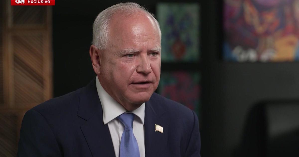 Tim Walz pressed about 2018 "weapons of war" statement in CNN interview