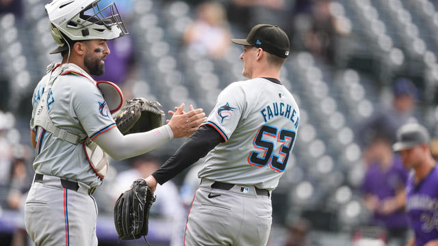 Marlins Rockies Baseball 