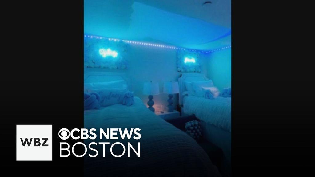 Boston College student dresses up her dorm room with TikTok trends