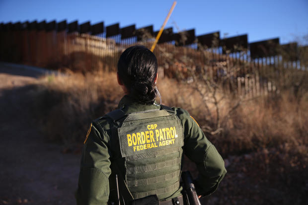 Border Patrol Agents Monitor U.S. Mexico Border 