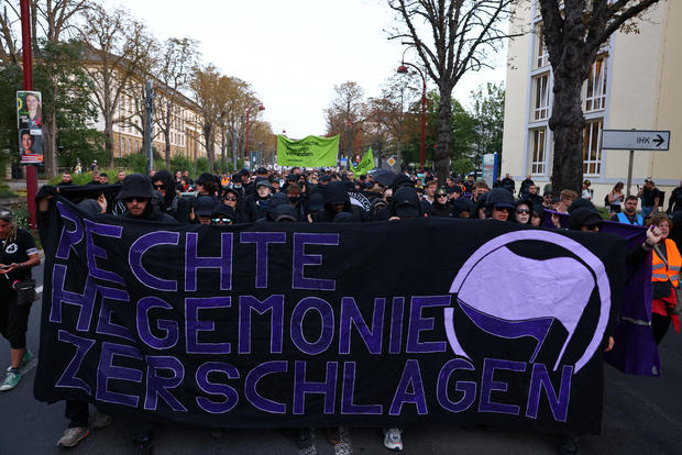 Protest after Thuringia state election 