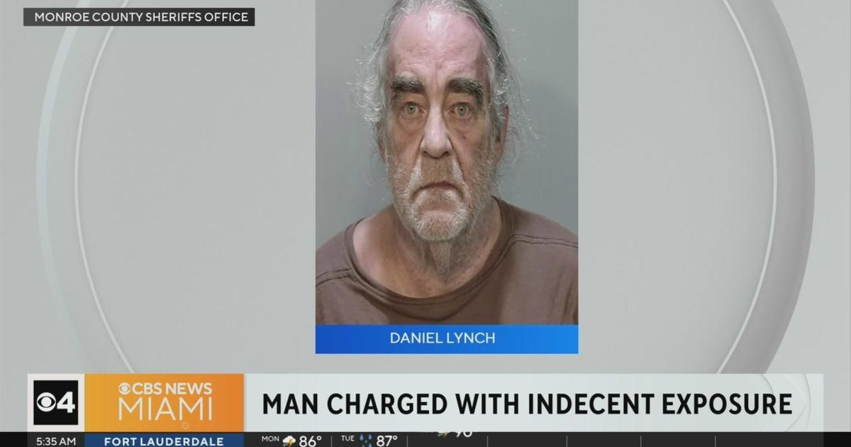 Florida Keys man charged with indecent exposure