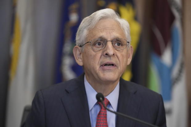 Attorney General Merrick Garland speaks during a meeting of the Justice Department's Election Threats Task Force on Wednesday, Sept. 4, 2024, in Washington. 