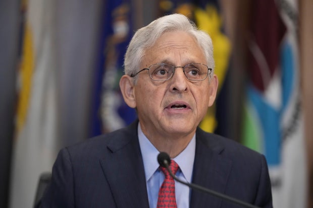 Attorney General Merrick Garland speaks during a meeting of the Justice Department's Election Threats Task Force on Wednesday, Sept. 4, 2024, in Washington.
