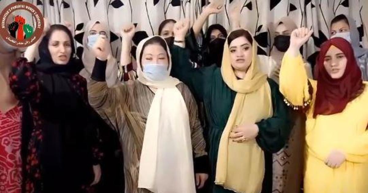 Afghan women dare to sing out in online protests against Taliban laws