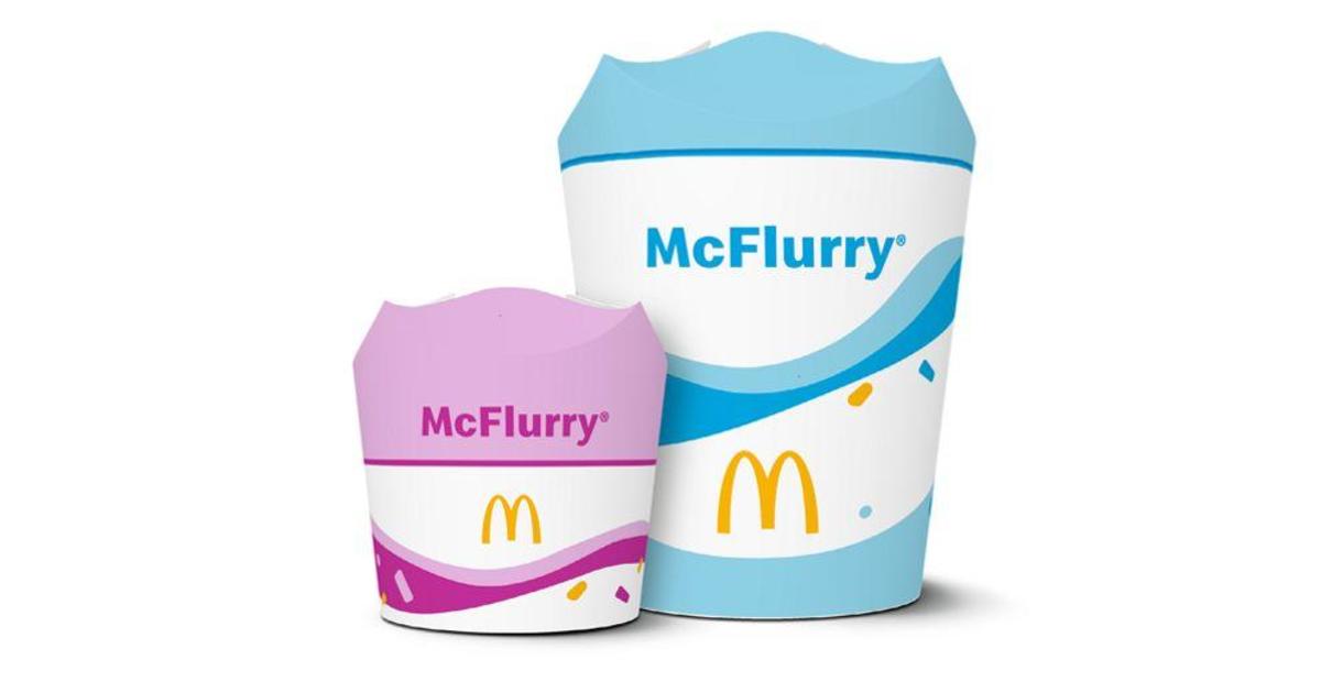 McDonald's to revamp McFlurry containers after ditching plastic spoons