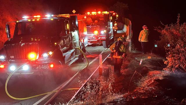 Napa County vegetation fire 