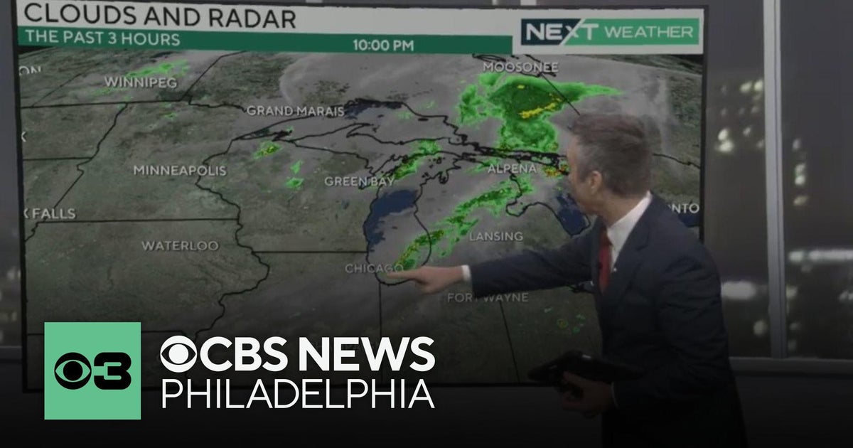 Some rain showers possible in Philadelphia region on Friday - CBS ...