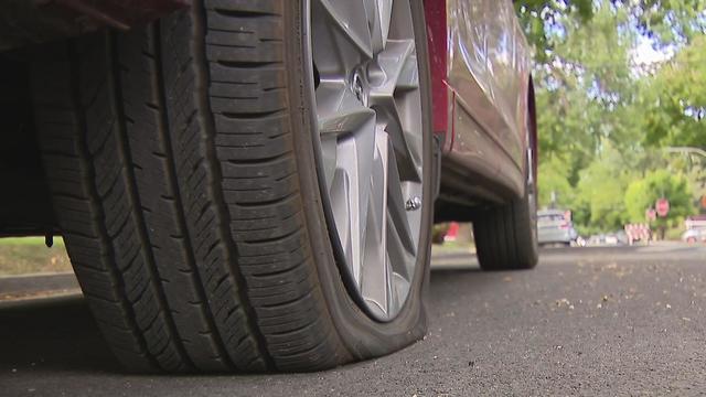 Chicago shooting flattens tire.jpg 