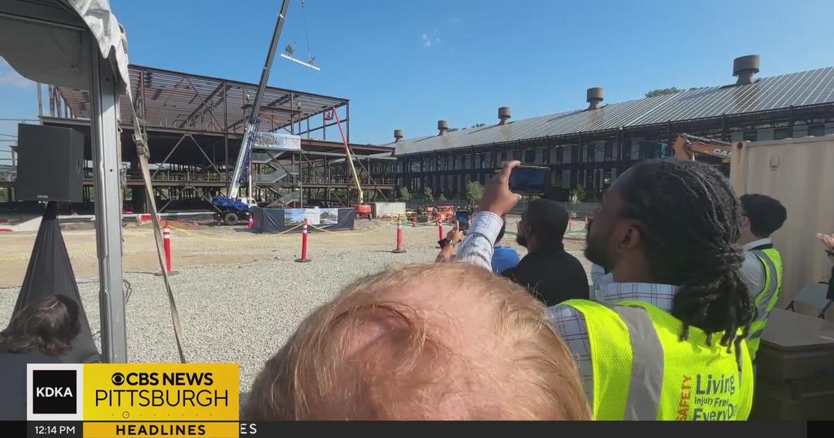 Final beam put into place for the new BioForge facility