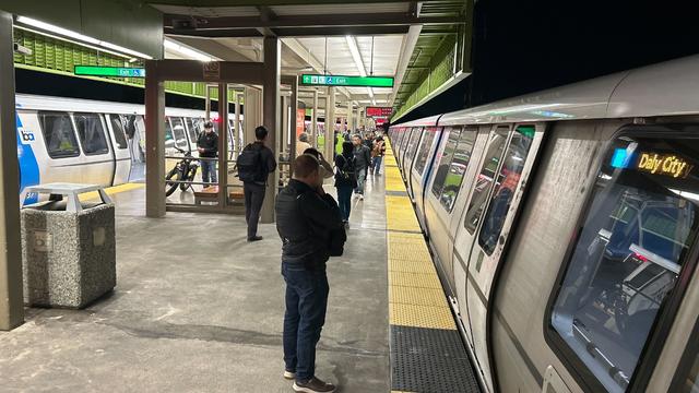 BART train delay 