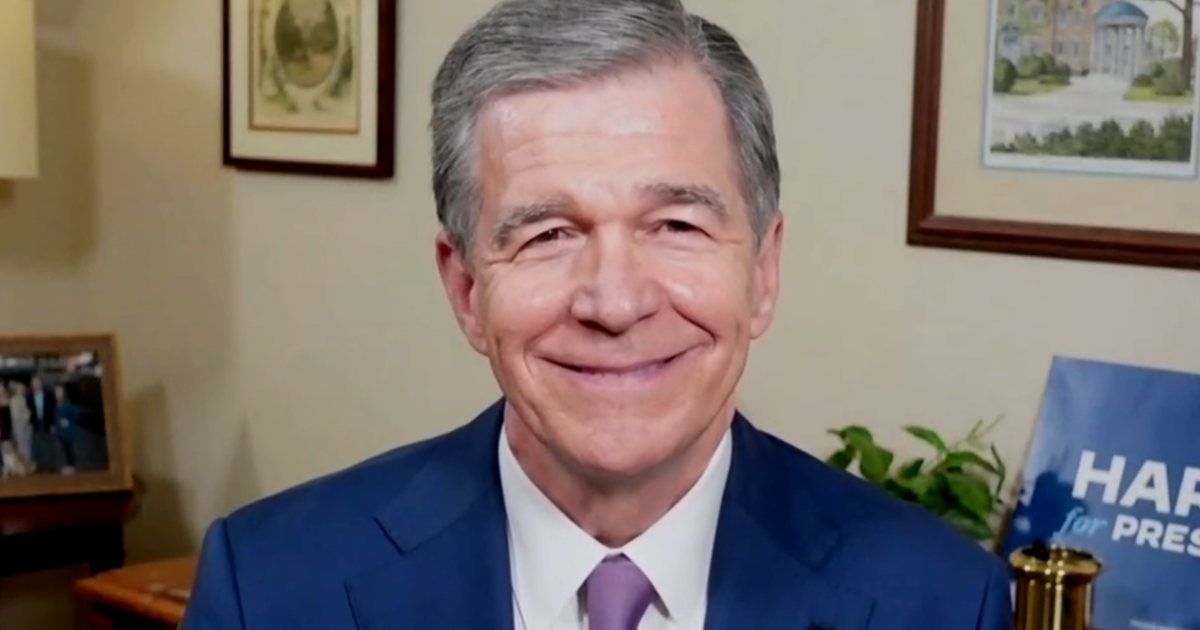 North Carolina Gov. Roy Cooper says if Kamala Harris wins his state, "she is the next president of the United States"