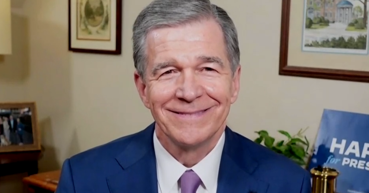 North Carolina Gov Roy Cooper says if Kamala Harris wins his state she is the next president of the United States  CBS News North Carolina Gov Roy Cooper says if Kamala Harris wins his state she is the next president of the United States  CBS News