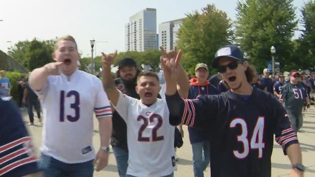 Bears fans at home opener 